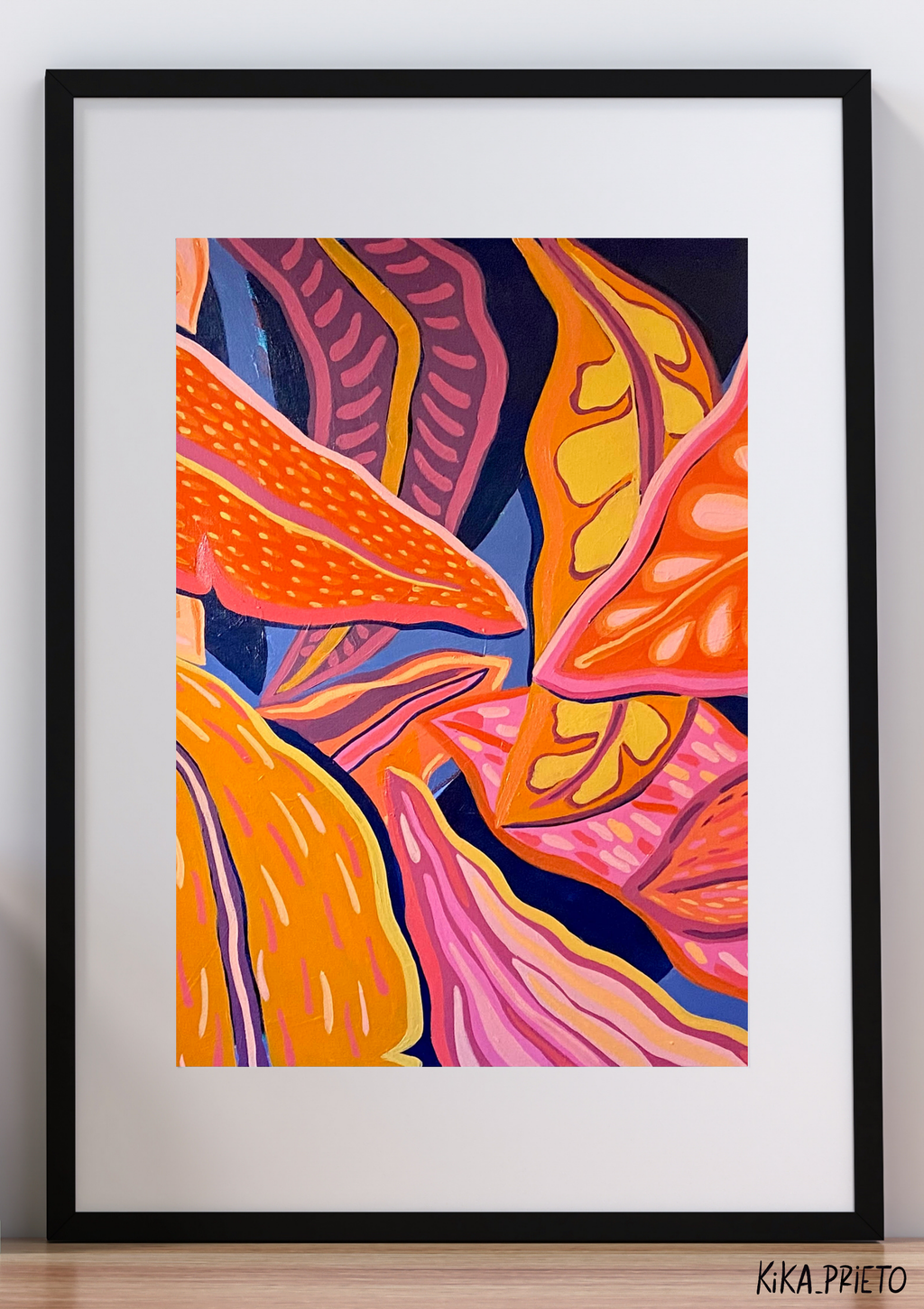 Print Hojas de colores 30x40 cm