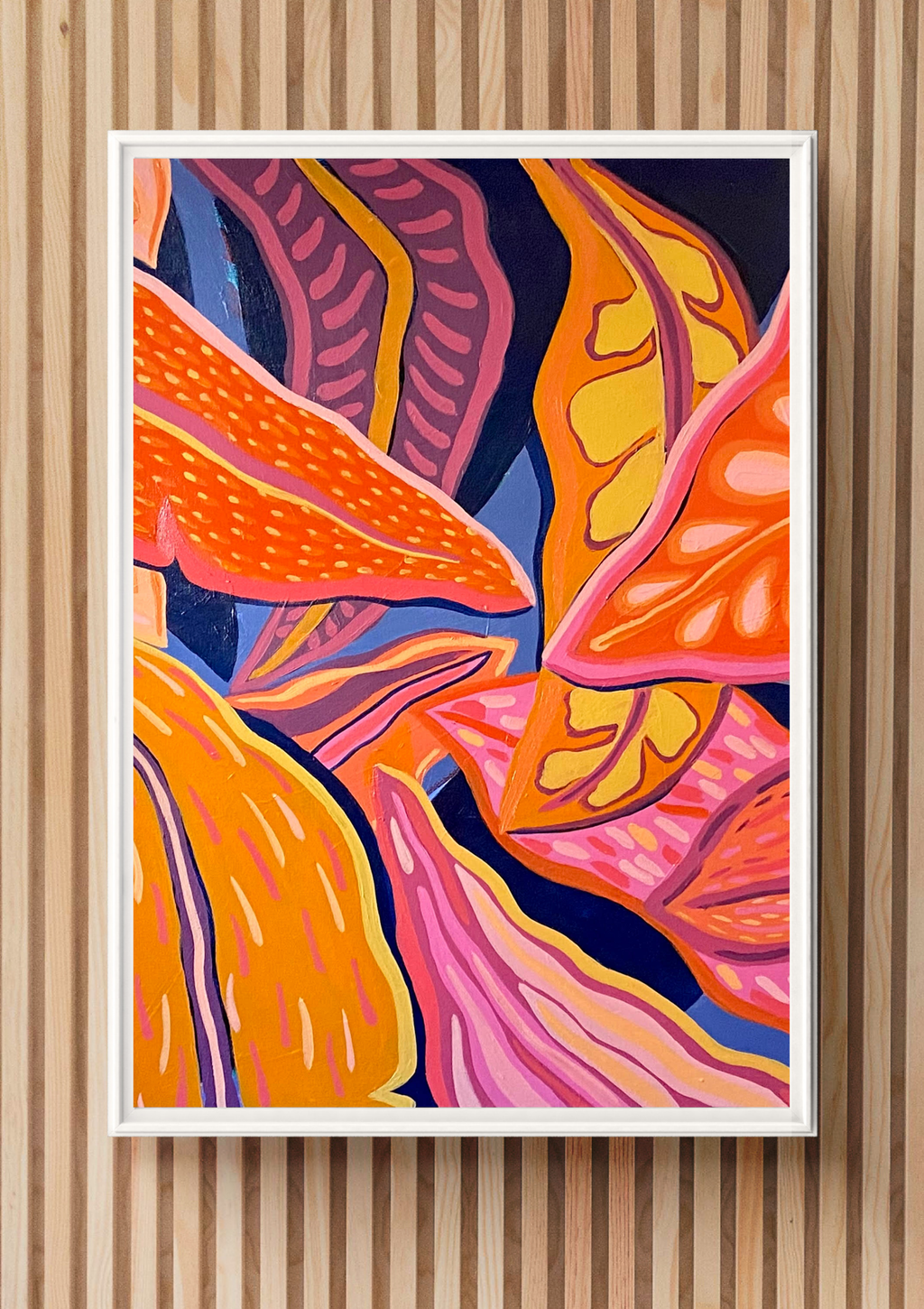Print Hojas de colores 30x40 cm