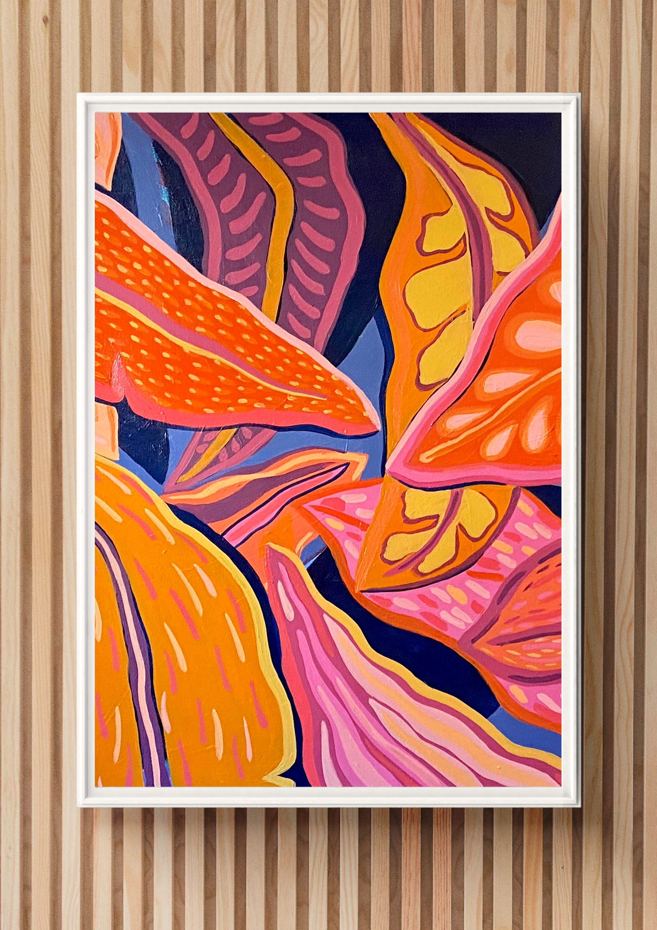 Print Hojas de colores 30x40 cm