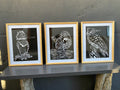 Prints Triptico aves 30x40